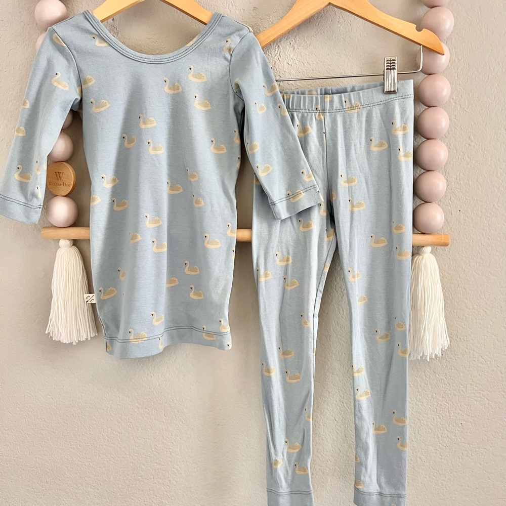 Childhoods Clothing Swan Set- size 6/7